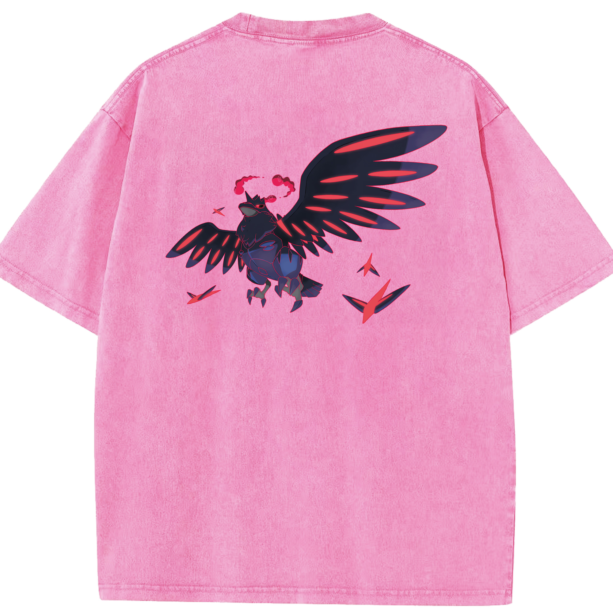 （画像用） ポケットモンスター Pokémon 綿100% ヴィンテージ風 半袖Tシャツ（背面プリント）